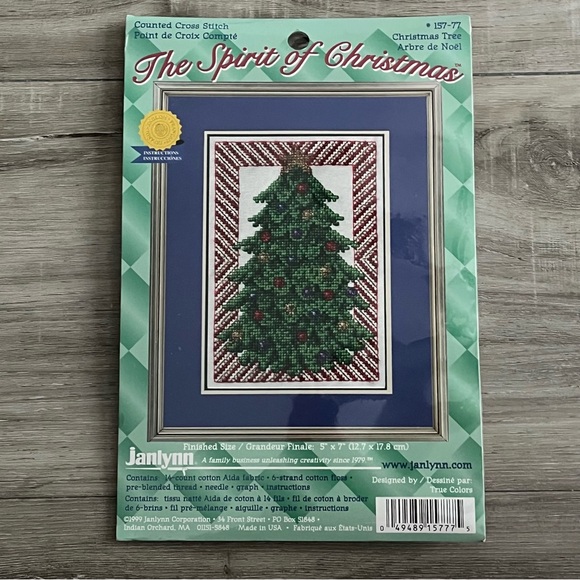 NWT Set of 2 Janlynn “The Spirit of Christmas” Counted Cross Stitch Kits - Picture 13 of 16